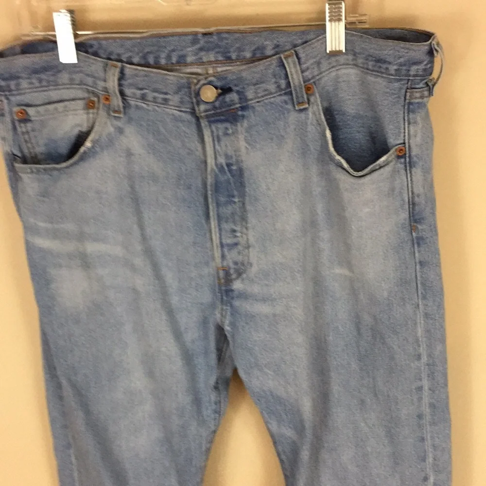 Levi’s 501 Button Fly Red Tab Straight Leg Jeans Broken In just right 36x30